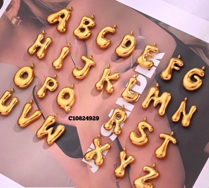 Chunky Initial Necklace