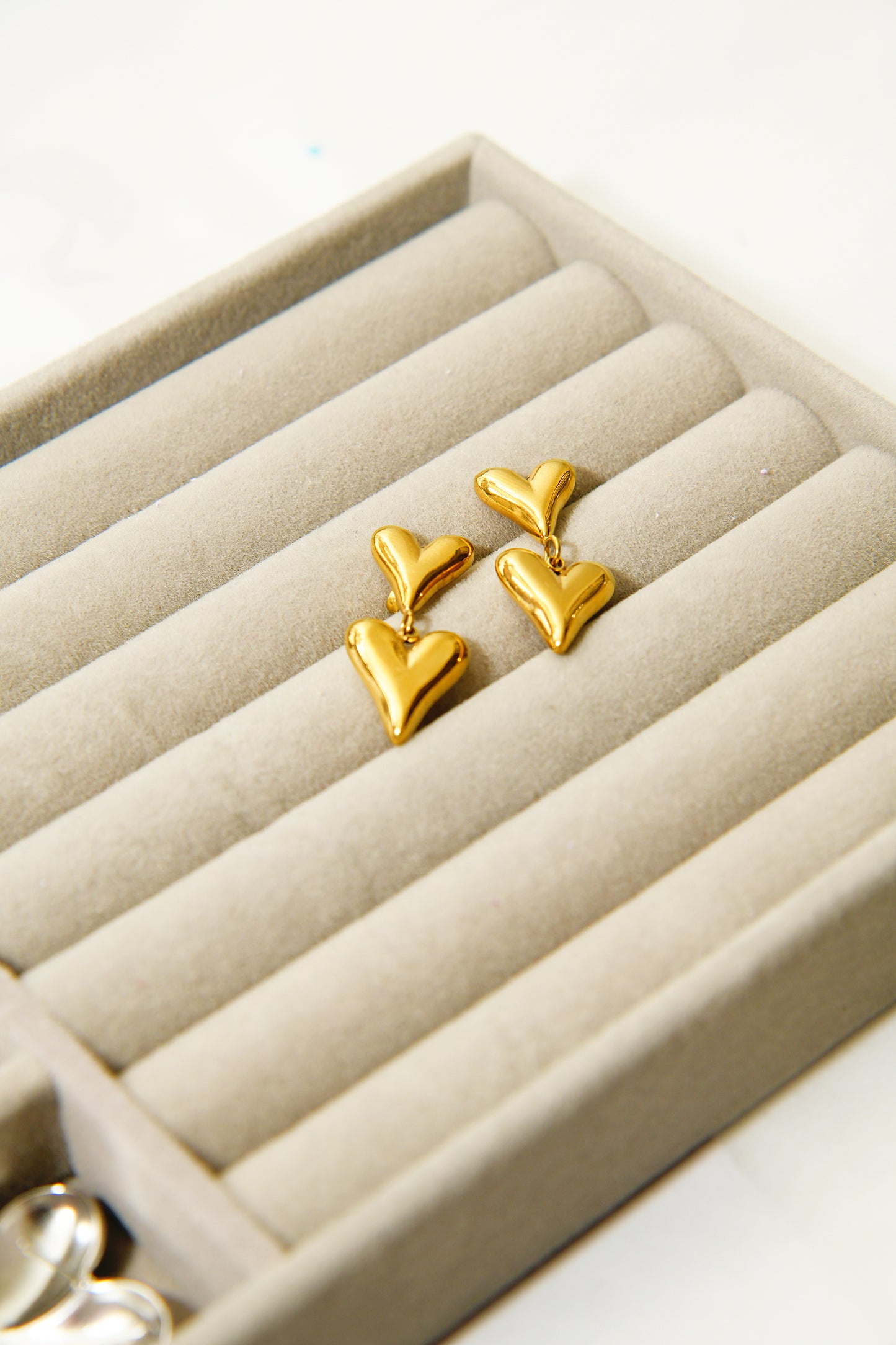 Dual Heart Earrings