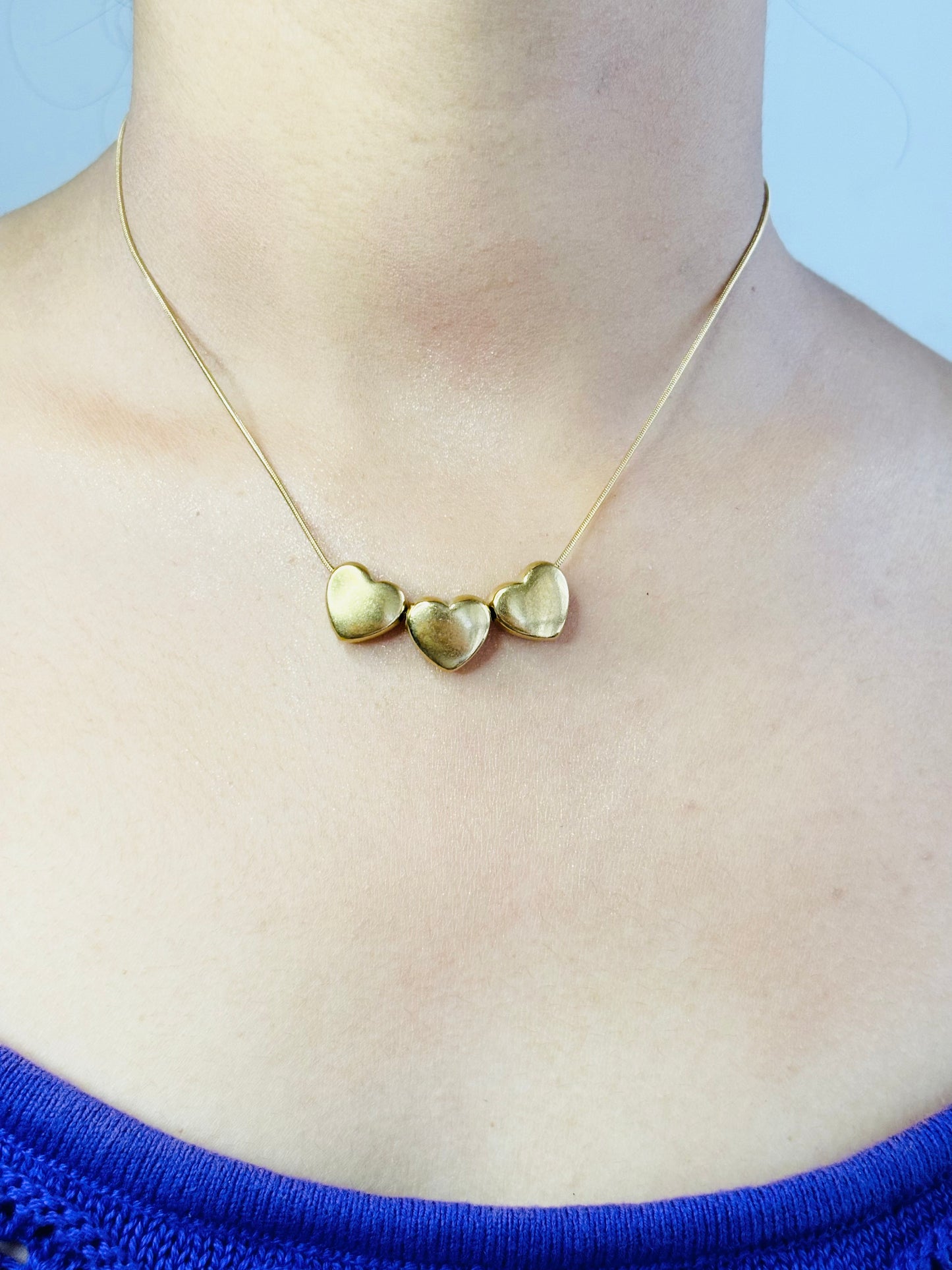 Romantic Heart Charm Pendant Necklace