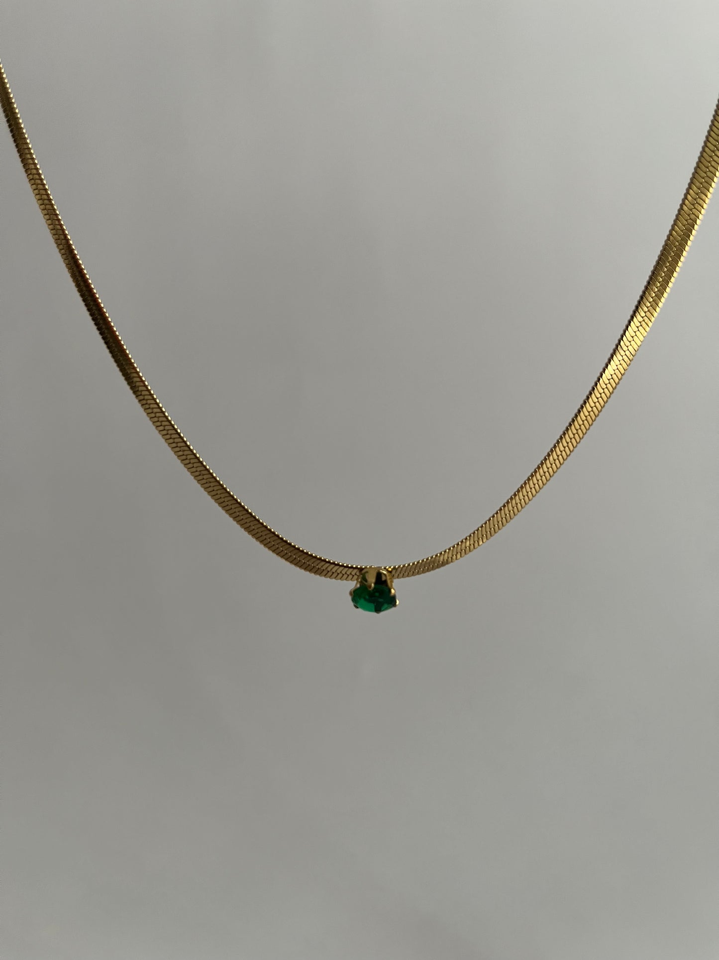 Snake Chain With Zircon