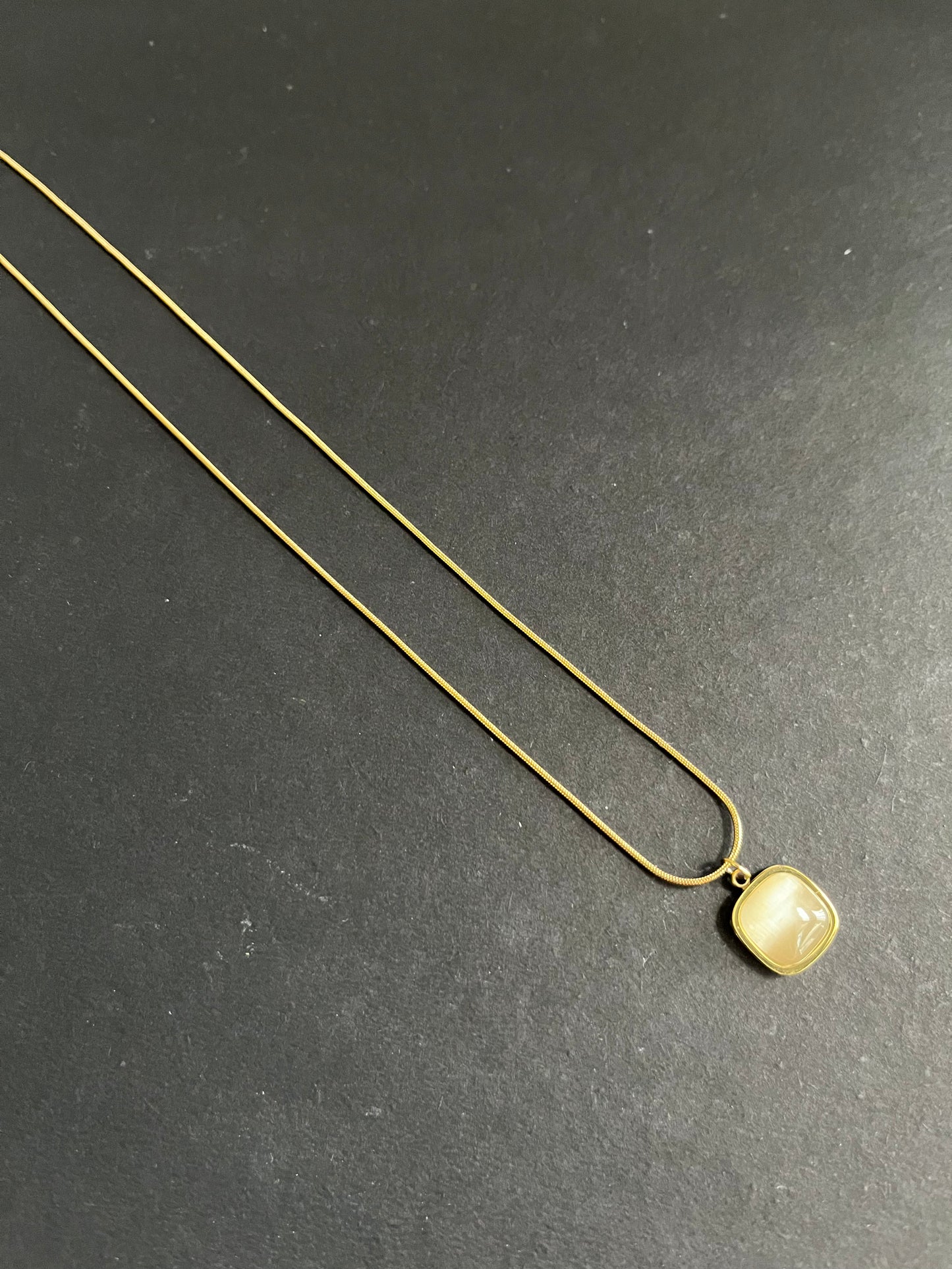 Opal Stone Pendant Necklace