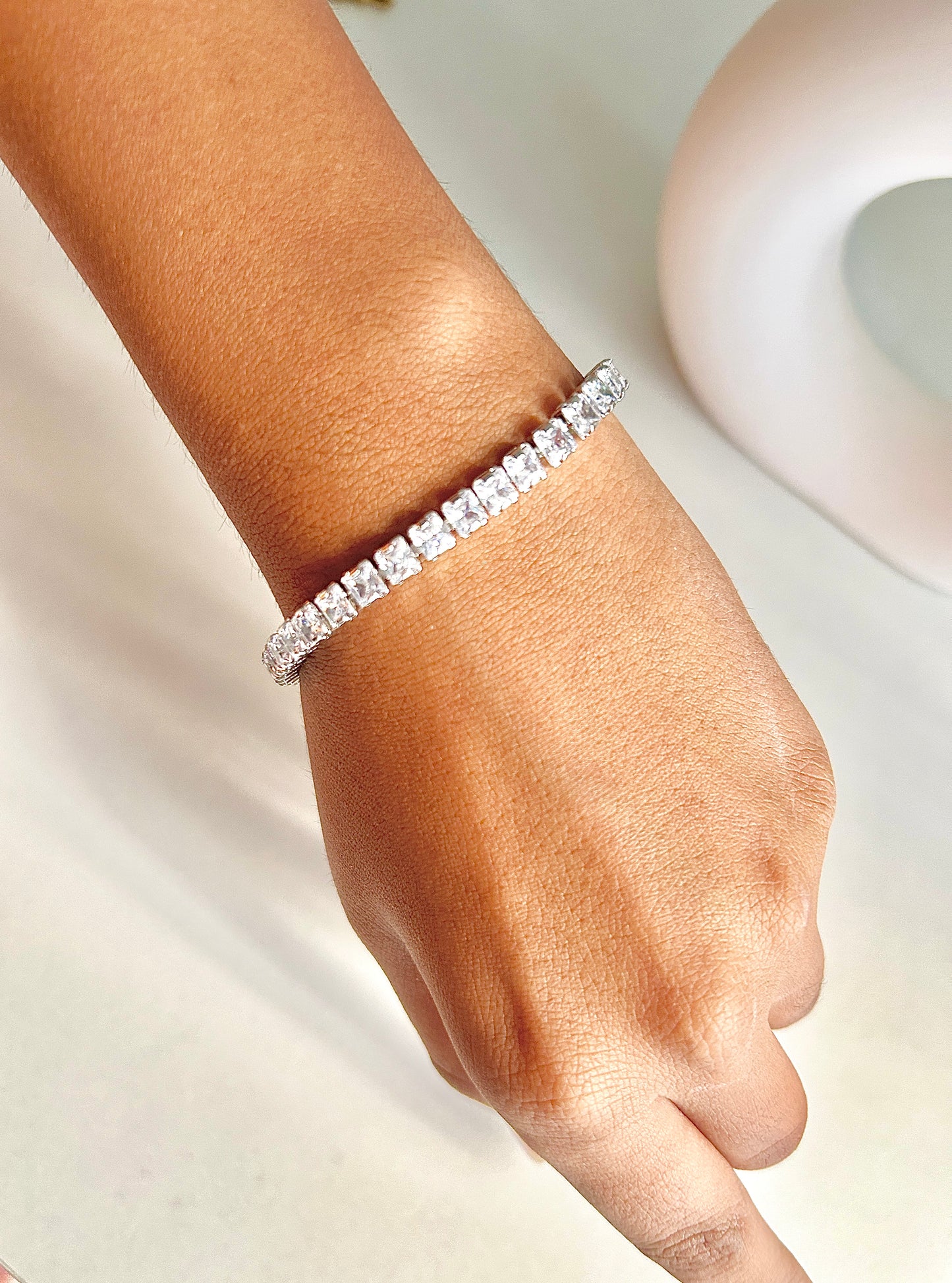 Silver Tennis Bracelet