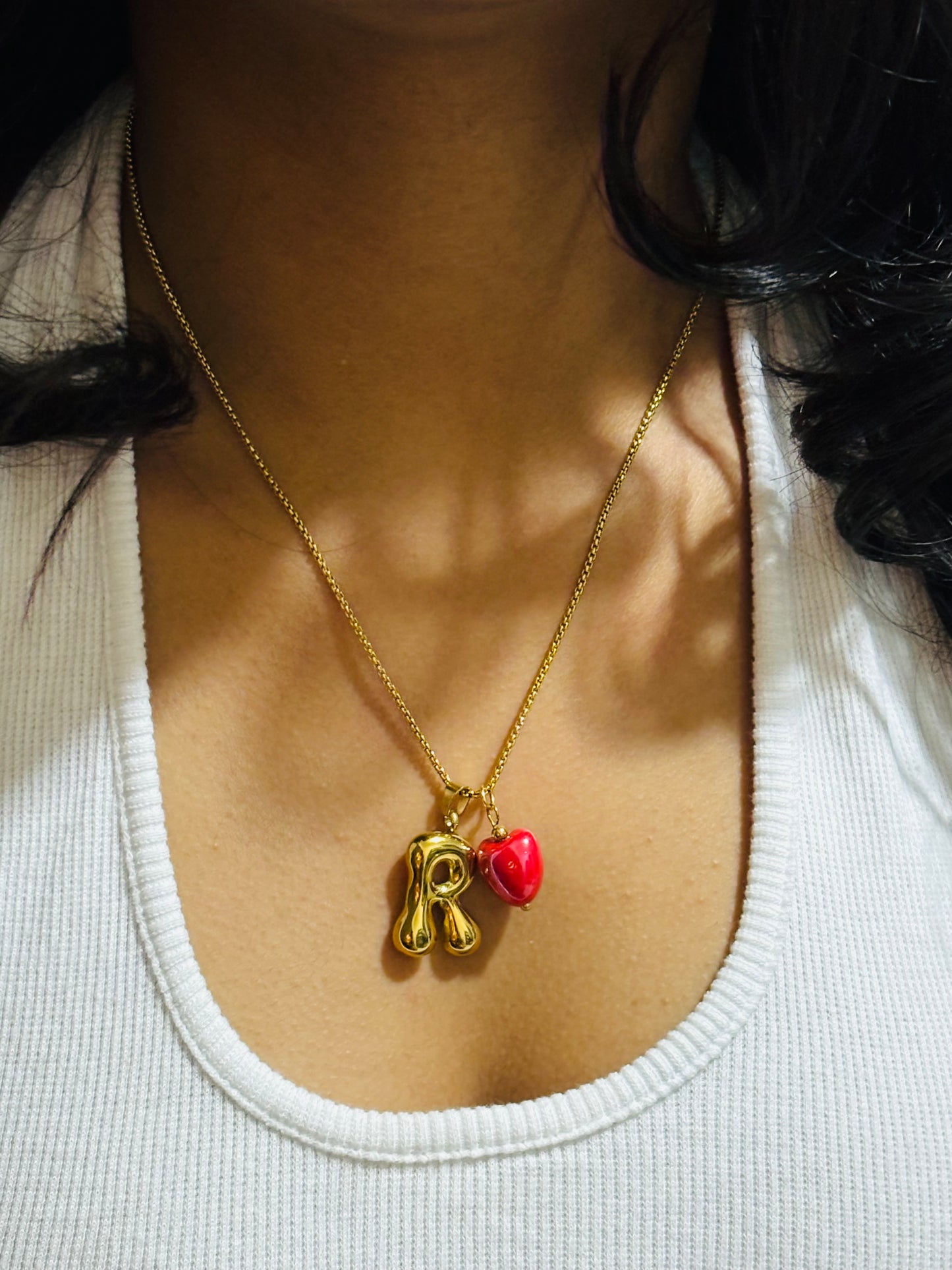 Chunky Initial Necklace