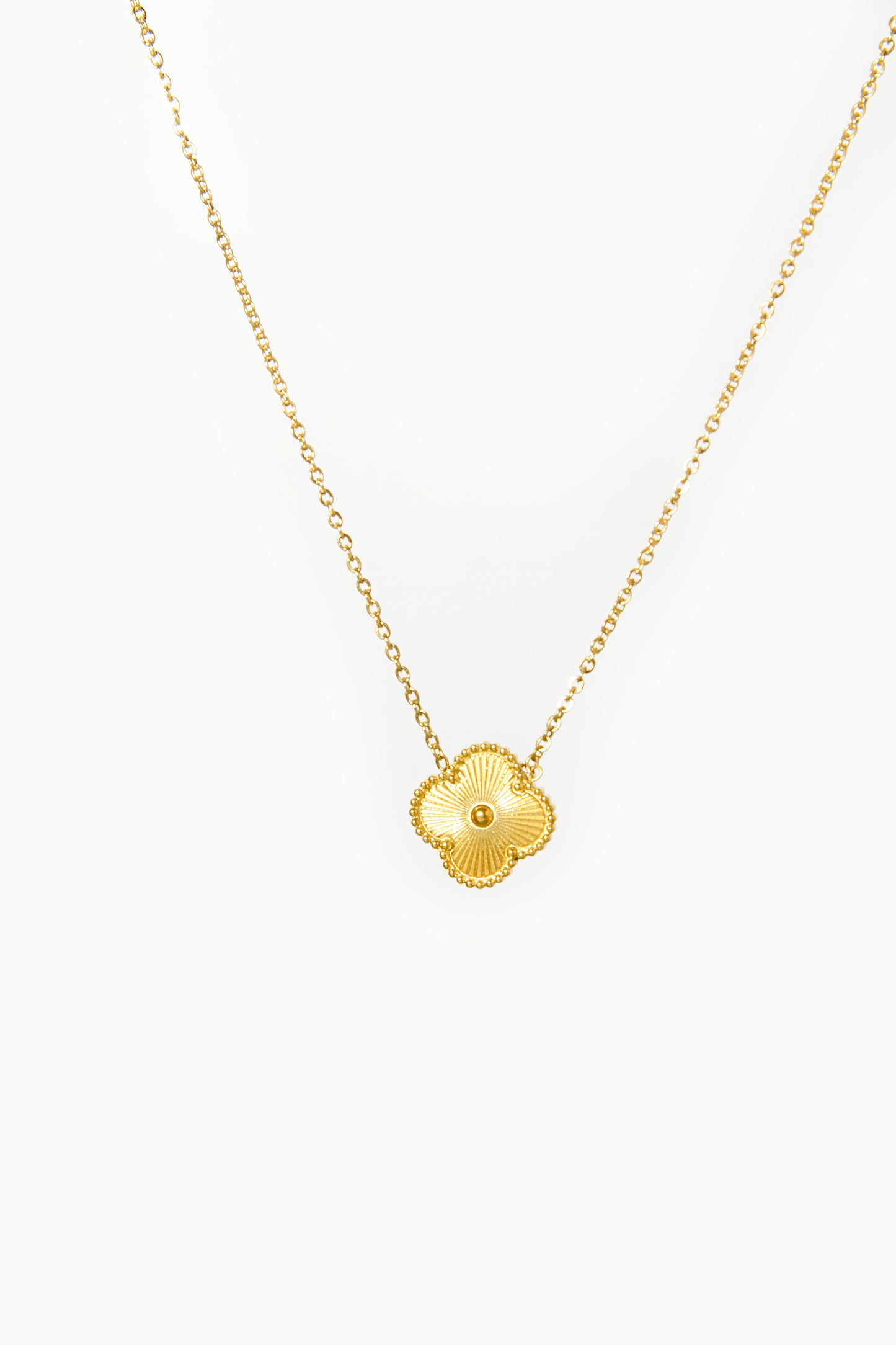Gold Clover Necklace