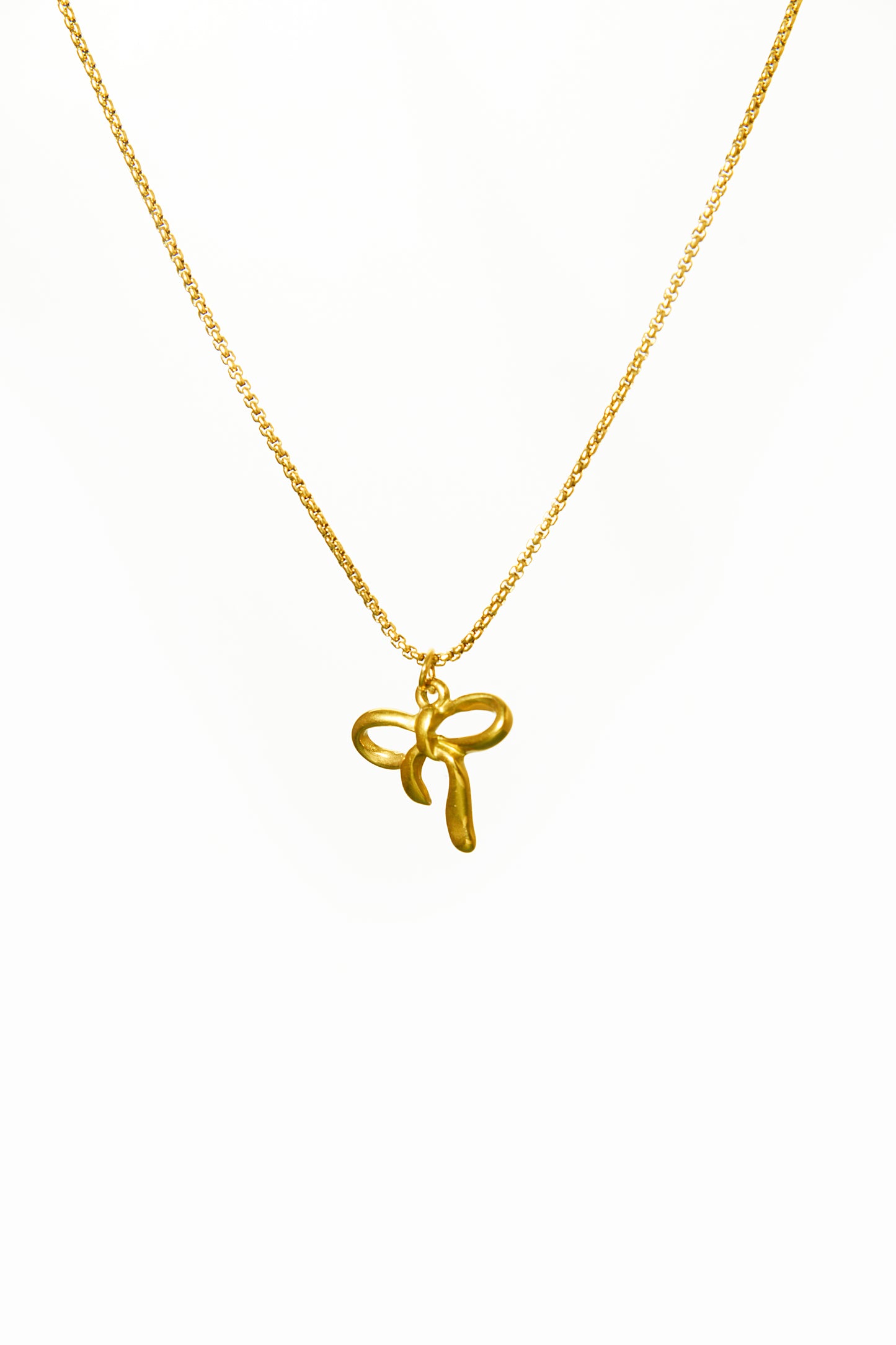 Bow Charm Necklace