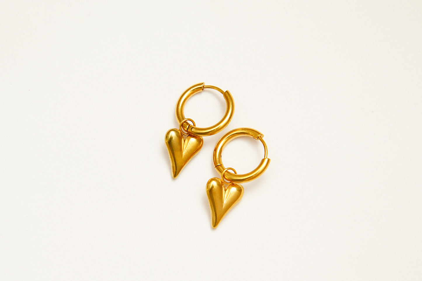 Heart Dangler Earrings