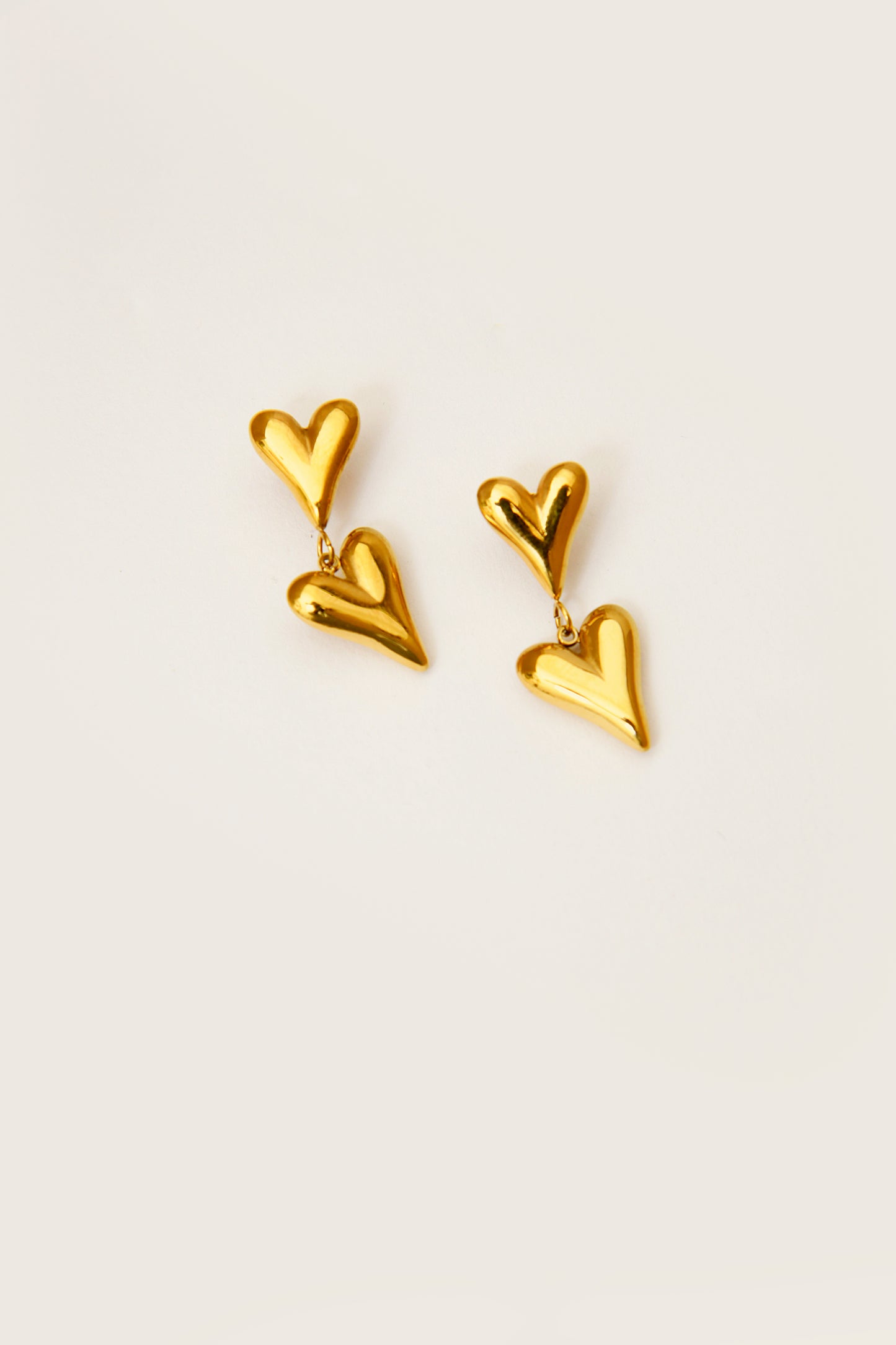 Dual Heart Earrings