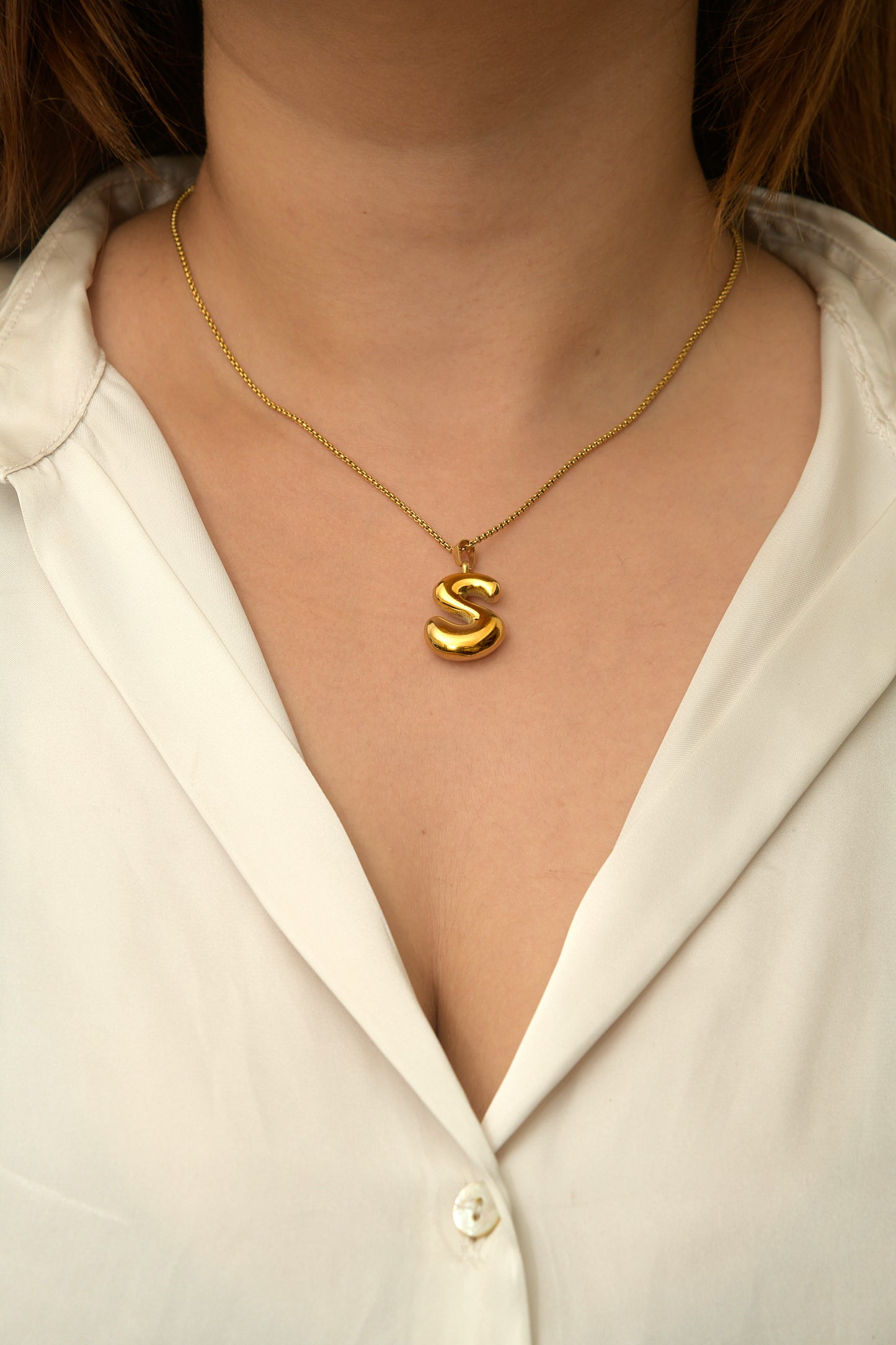 Chunky Initial Necklace