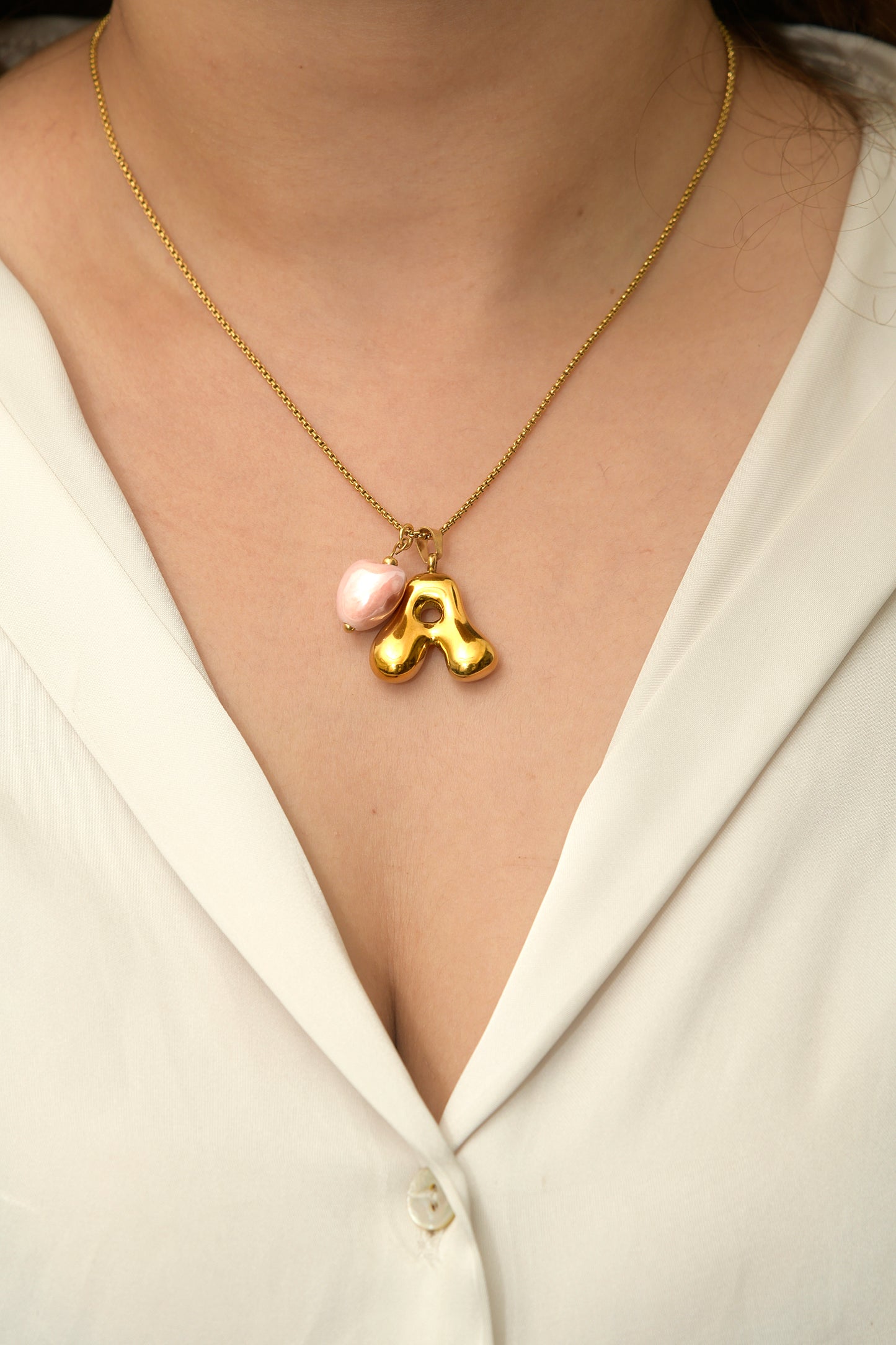 Chunky Initial Necklace