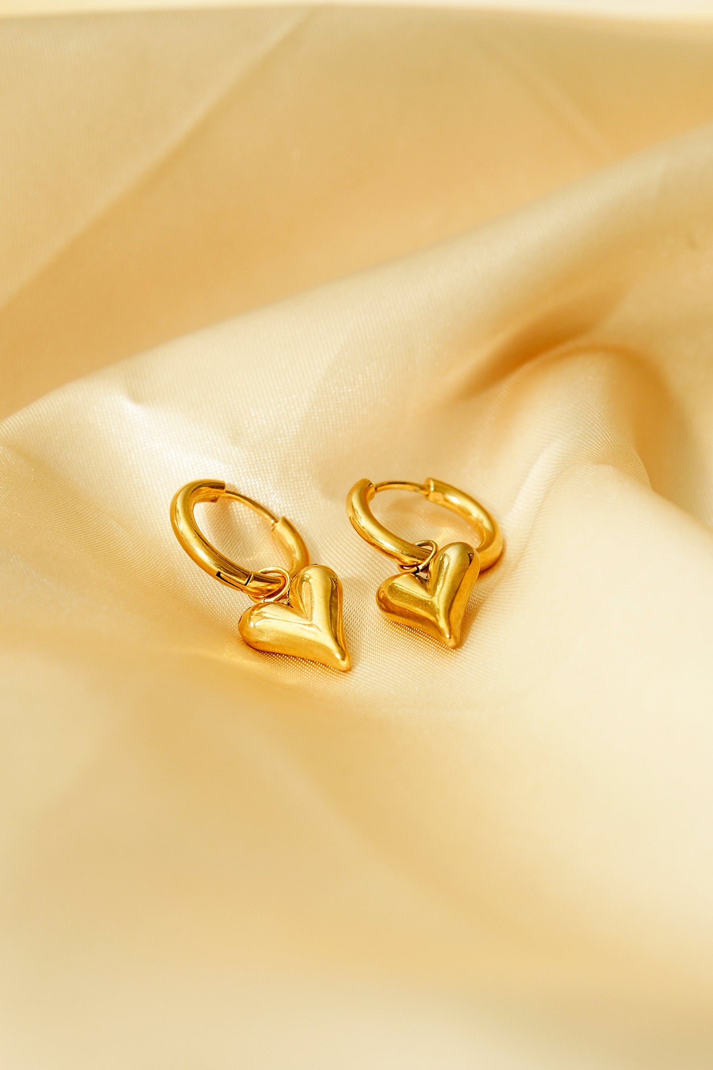 Heart Dangler Earrings