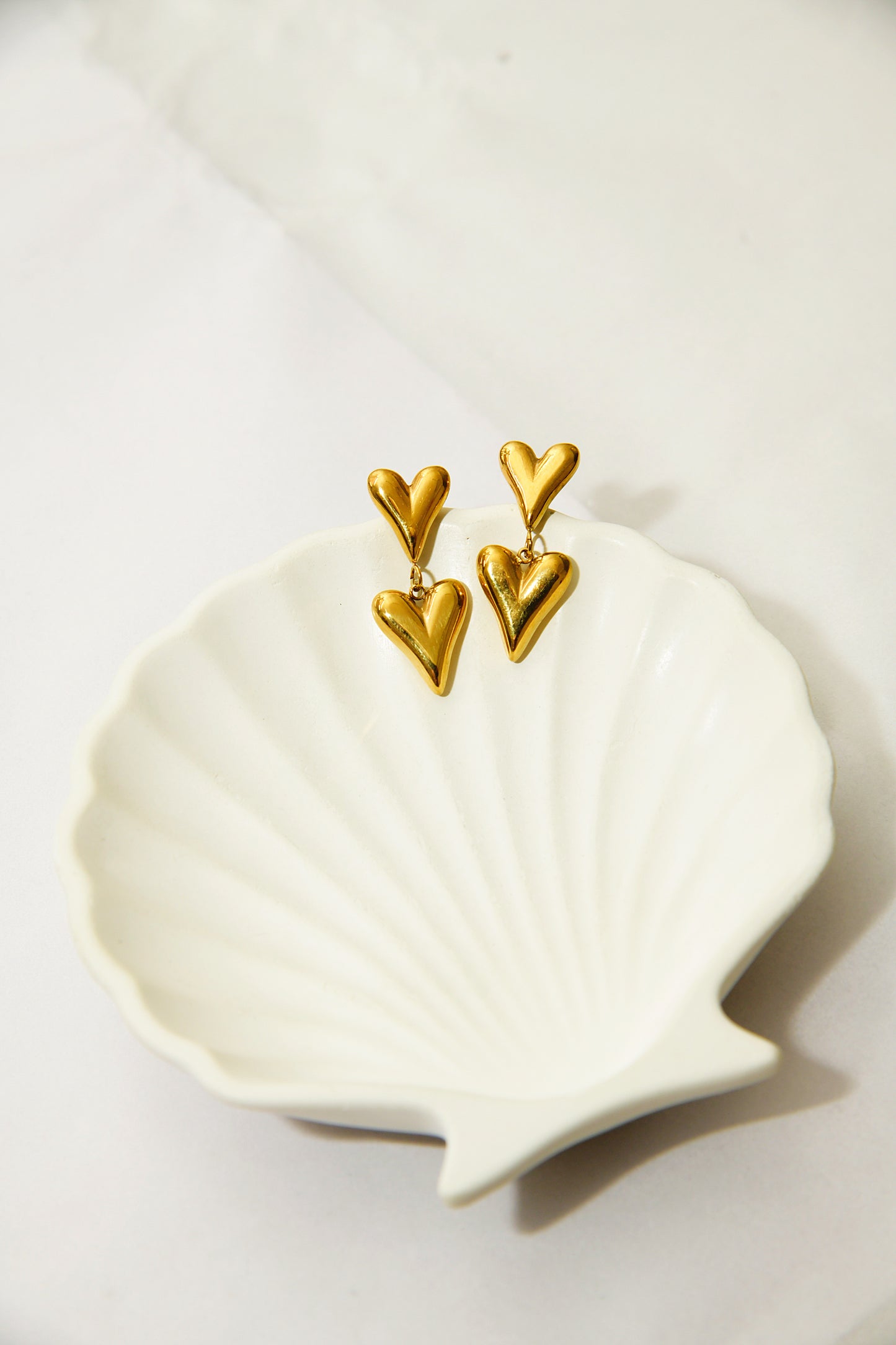 Dual Heart Earrings