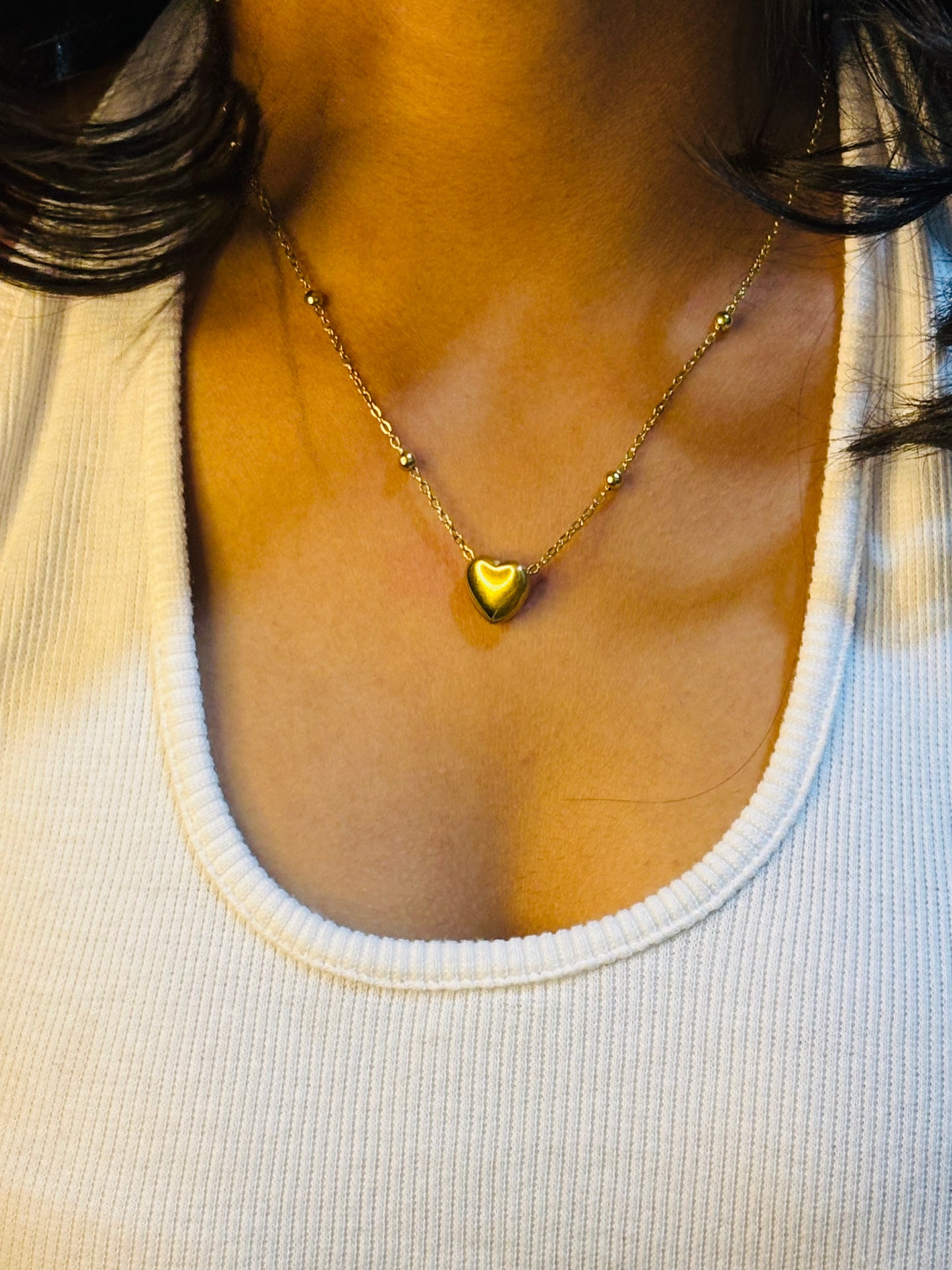 Heart Necklace Set